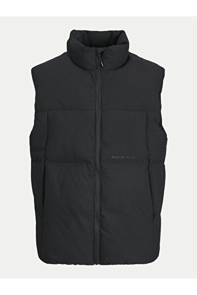 Jack & Jones Vestă bărbătească Jack Jones 12260442 Neagră