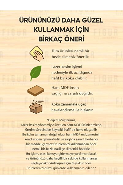 BUPAHOME Ahşap Çocuk Askısı 7 Adet Askılık - Bebek Askılığı