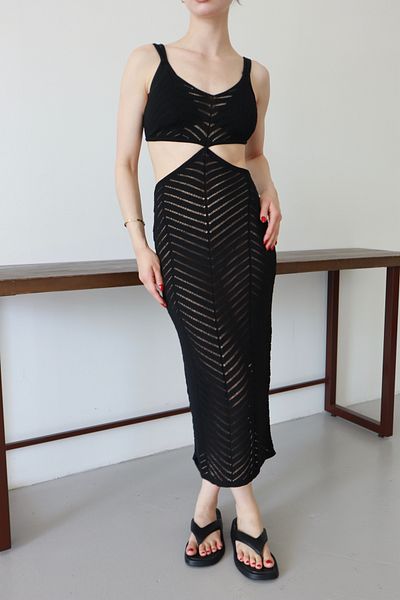 LOISY Rochie de plajă maxi lungă pentru femei, cu bretele și talie decoltată