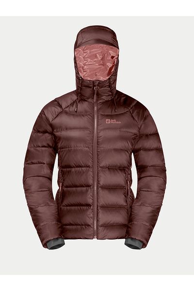 Jack Wolfskin Women's Down Jacket 1207091 Burgundy