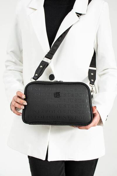 Just Polo حقيبة كتف وحقيبة كروس نسائية مكونة من 5 أقسام