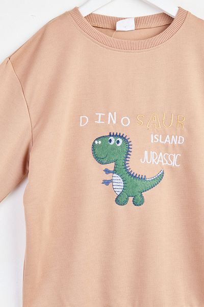 TOFİSA Boy's Biscuit Printed Suit - 18001