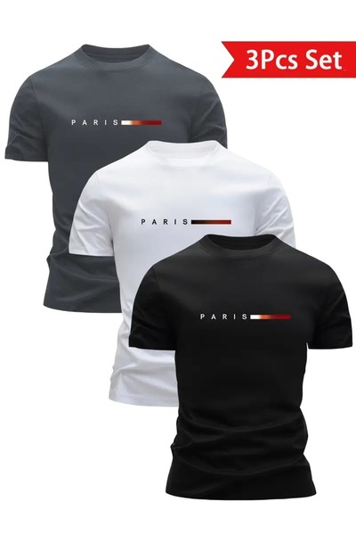 PAVRO تي شيرت للجنسين مقاس كبير وقصة مريحة من نسيج بافرو عالي الجودة