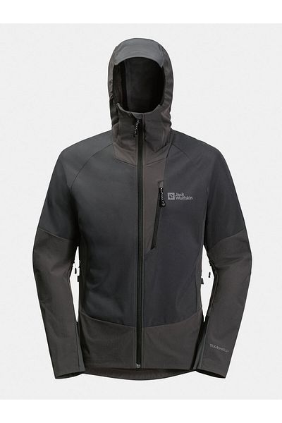 Jack Wolfskin Mens Softshell Jacket 1307771 Black