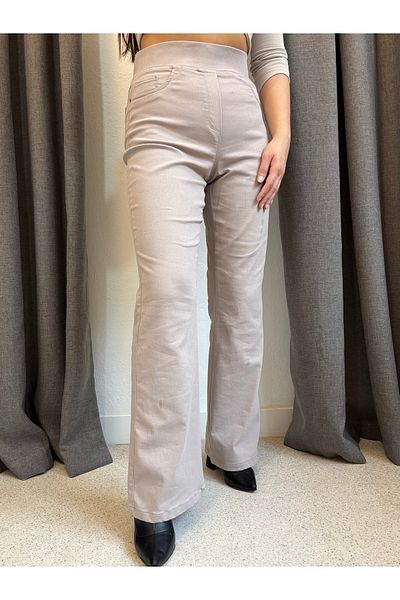 ROSSA Large Size Elastic Waist Spanish Trousers