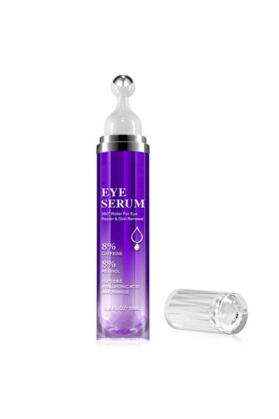 NOVA KISS Premium Eye Serum, 360° Roller, Αντιρυτιδική δράση, Αντι-μαύροι κύκ...