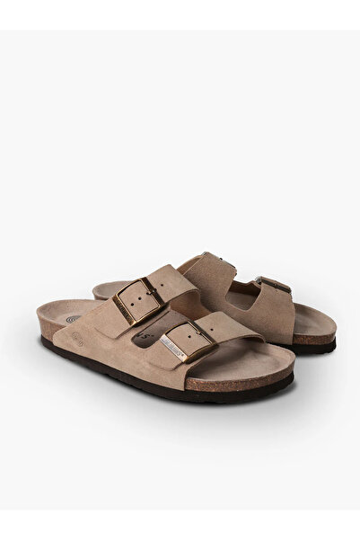 Genuins Ανδρικές παντόφλες HAWAII G106000 Genuins Velour Taupe