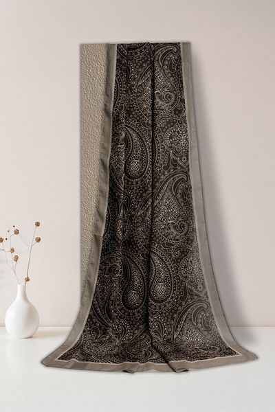 Sekine İpek Retro Ethnic Pattern Cotton Soft Shawl