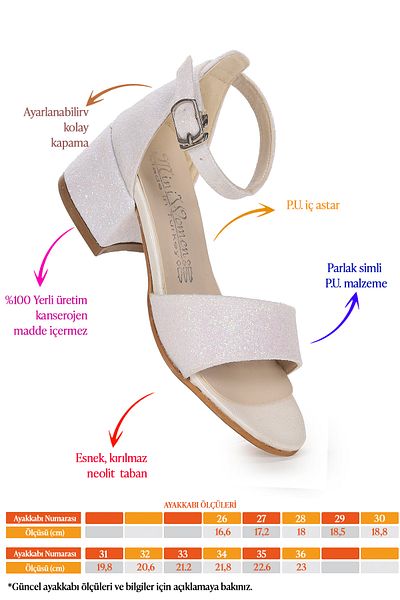 Kiko Kids Sandale cu toc de 4 cm Alexa Daily pentru fete