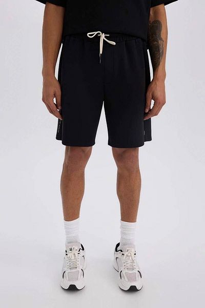 DeFacto Ανδρικό σορτς Scuba Diver Fabric Sportsman Black C5902ax/bk81