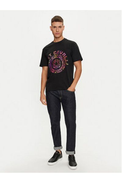 Just Cavalli Men's T-Shirt 76OAHC17 Black