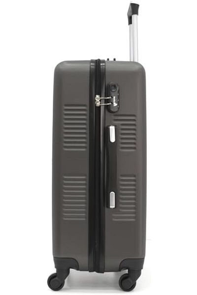 MELIFE 3-piece Hardside Luggage Set, Sizes L 28, M 24, S 20-grey