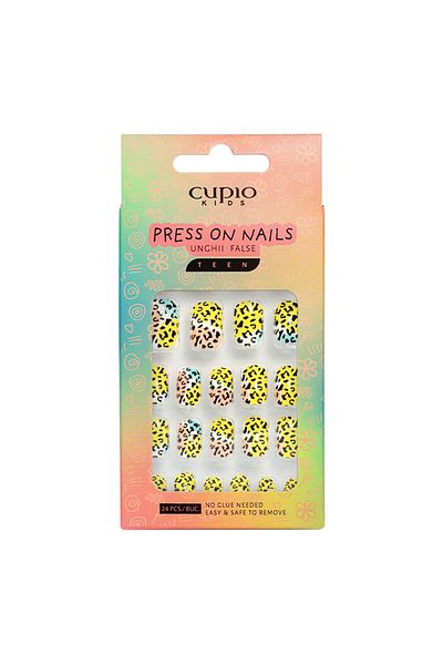 Cupio Cupio Kids TEEN false nail set - Lovely Animal Pattern