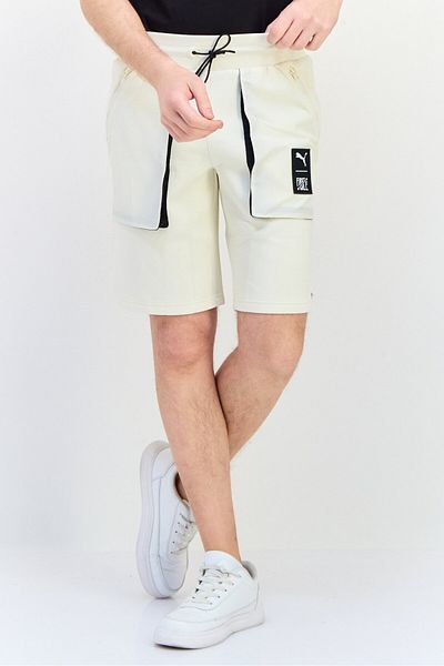 Puma Men Sportswear Fit Outdoor Cargo Shorts, Ivory