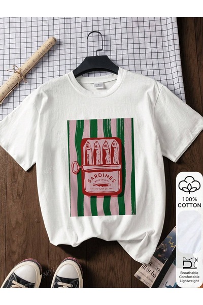 Bengi Clothing Футболка з принтом оверсайз з коротким рукавом
