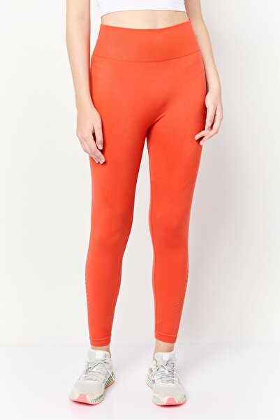 adidas Women Tight Fit High Rise 7/8 Style Training Leggings, Red