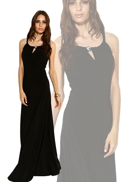 Laranor Lacing Detailed Beaded Accessory Design Dress Day to Night Elegance
