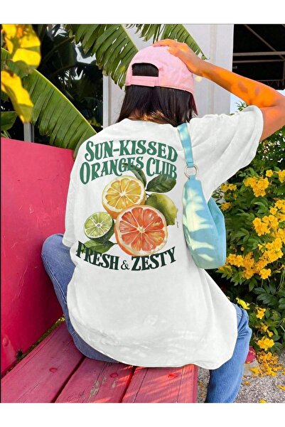 Jose Clothing Tricou imprimat cu mânecă scurtă cu croială supradimensionată