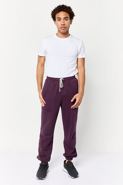 Puma Men Relaxed Fit Outdoor Sweatpants, Purple