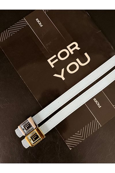 Fiori F Logo Χρυσή Πόρπη Γυναικεία Ζώνη, Χρυσή Γυναικεία Ζώνη, Ζώνη Παντελονιού, Ζώνη Παλτό