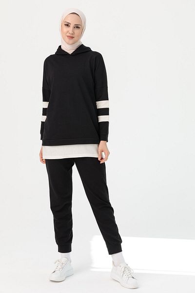 TOFİSA Tunic Trousers Black - 3024