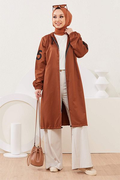 TOFİSA Hooded Cap Coffee - 7087 Coffee - 7087