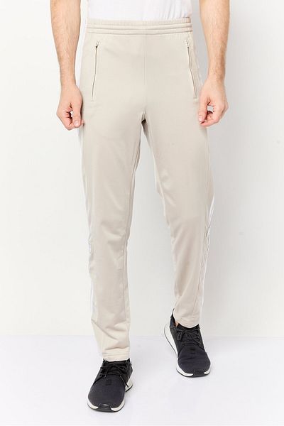 adidas Men Sportswear Fit Embroidered Logo Outdoor Track Pants, Beige
