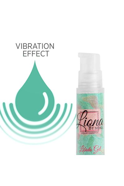 Liona by Moma Unisex Vibrating Gel, Stimulating Pleasure and Increasing Libido, Liona By Moma Libido Gel, 6 ml
