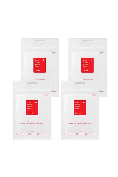 Cosrx Set of 4 acne patches, Acne Pimple Master, COSRX, 96 pcs