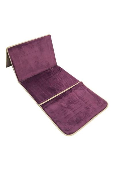 Un Prayer rug with backrest, as a floor seat with back support, multi-colored