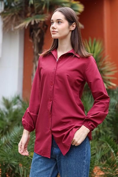 TOFİSA Tunic Claret Red - 13126
