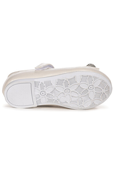 Kiko Kids Bowtie Bowtie Stoned Velcro Girls' Ballerina Shoes