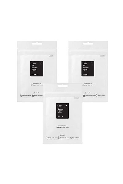 Cosrx Set of 3 COSRX Clear Fit Master Patch pimple patches, 54 pcs