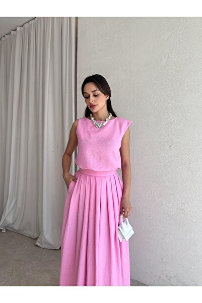 Mooi Butik UPMANN Takım 2394 - Pembe