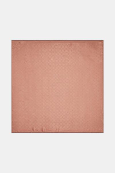 Vakko Special Series Monogram Jacquard Scarf 40843-Dried Rose