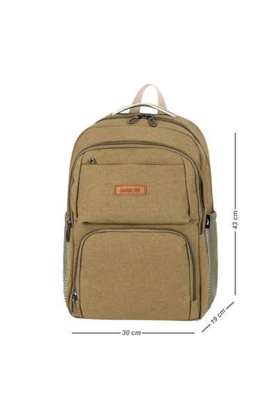 barberri Rucsac școlar S impermeabil din țesătură de pânză importată și cu de...