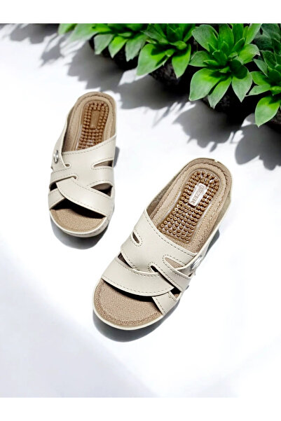 GEZER Heel Spur Reinforced Silicone Comfortable Home and Outdoor Slippers