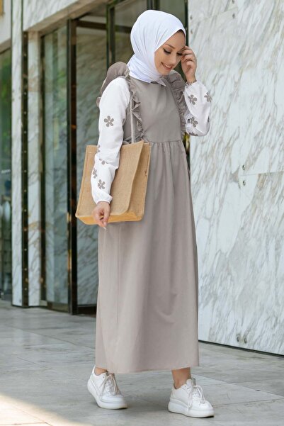 TOFİSA Πουκάμισο+Φόρεμα Mink - 10510