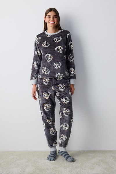 Penti Sleepy Mood Pyjama-Set mit grauen Hosen
