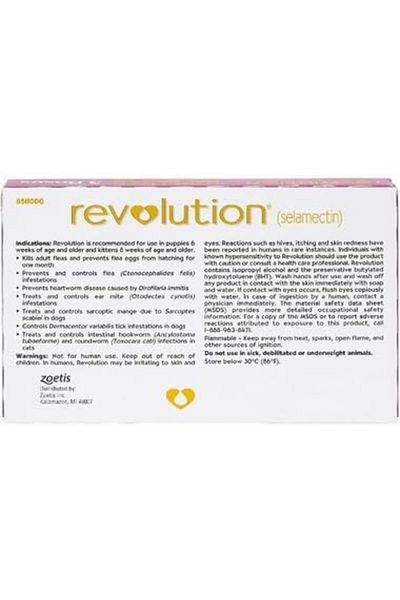 Revolution The Complete Flea, Tick, and Heartworm Prevention for Puppies & Kittens up to 5 lbs (up t