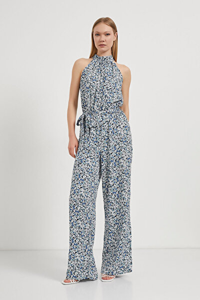 Arma Life Armalife 2040 Patterned Halter Sleeve and Neck Tie Viscosa Women's ...