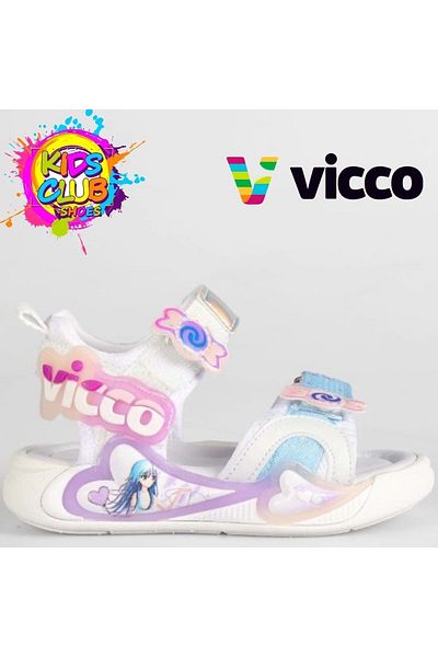 Vicco Arial Orthopedic Children's Sandals White