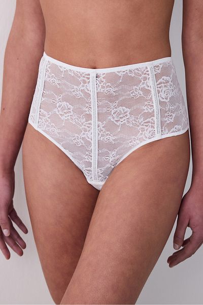 Penti Stone Detaillierter Highrise Off-White Tanga