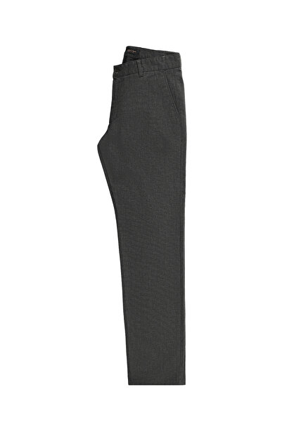 Kiğılı Regular Fit Desenli Likralı Kanvas / Chino Pantolon