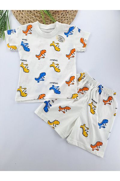 Butik Boy's Summer Shorts Double Suit Patterned