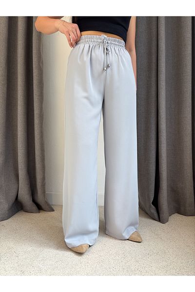 ROSSA Loose Trousers with Elastic Waist