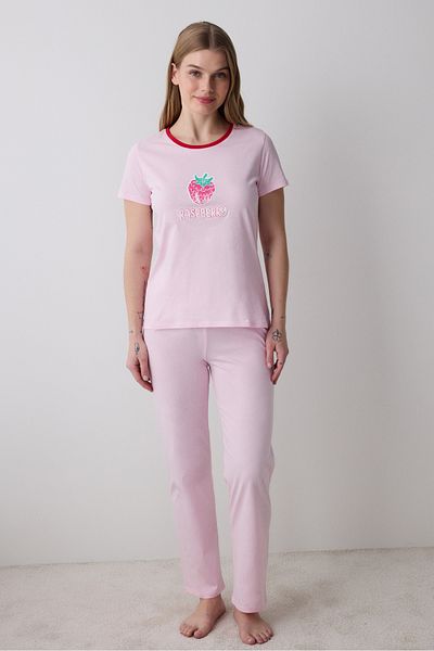 Penti Rasberry Pants Light Pink Pajama Set