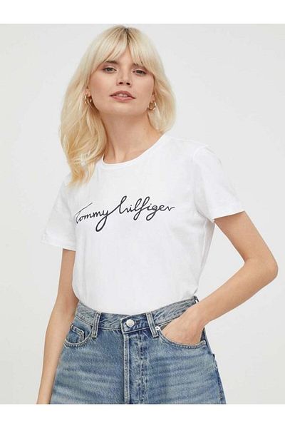 Tommy Hilfiger Harıtage Crew Neck Women's T-shirt