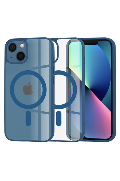 Techsuit Husă pentru iPhone 13 - Techsuit MagSafe Pro - Albastră