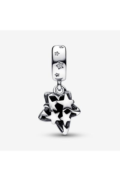 Pandora Pandora Talisman Murano pendant with star and celestial galaxy 925 Silver